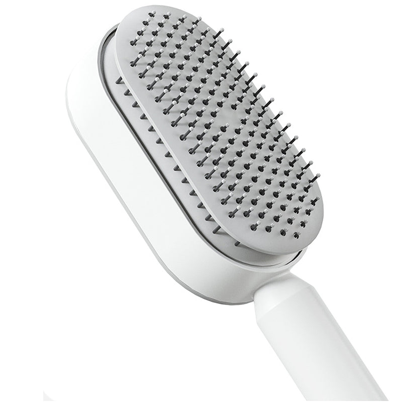 Self Cleaning Hair Brush for Women Massage Scalp Promote Blood Circulation anti Hair Loss 3D Hair Growth Comb Hairbrush Self-Cleaning Hair Brush 3D Air Cushion Massager Brush Airbag Massage Comb B