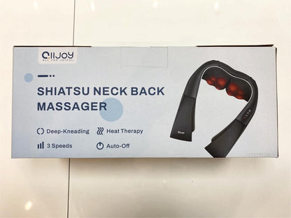 Shiatsu Back and Neck Massager with Heat, Electric Deep Tissue 3D Kneading Massage Pillow for Shoulder, Legs, Foot and Body, Relax Gifts for Women Men Mom Dad